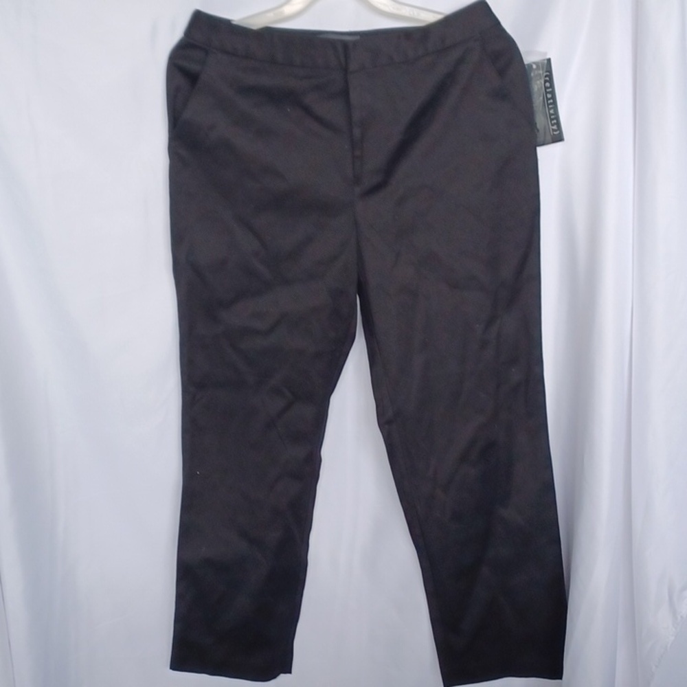 Relativity dress pants, black, textured
